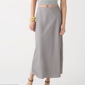 J crew Gwyneth slip skirt in vintage dove